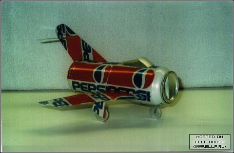 Самолёт из пивных банок своими руками