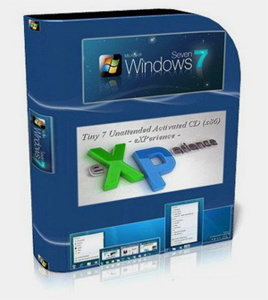 Windows Tiny7 Unattended Activated CD (x86) - EXPerience 64 Bit