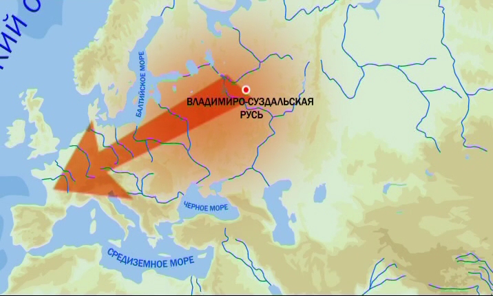 Карта червонная русь